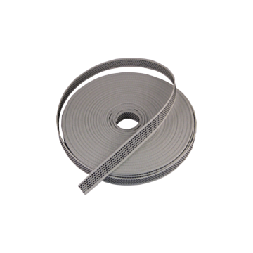 optrekband per meter, zwart/wit, 14 mm breed