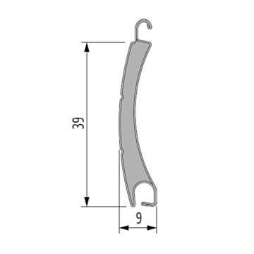 aluprof PA39 losse lamellen