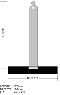 veiligheidsveer 17cm